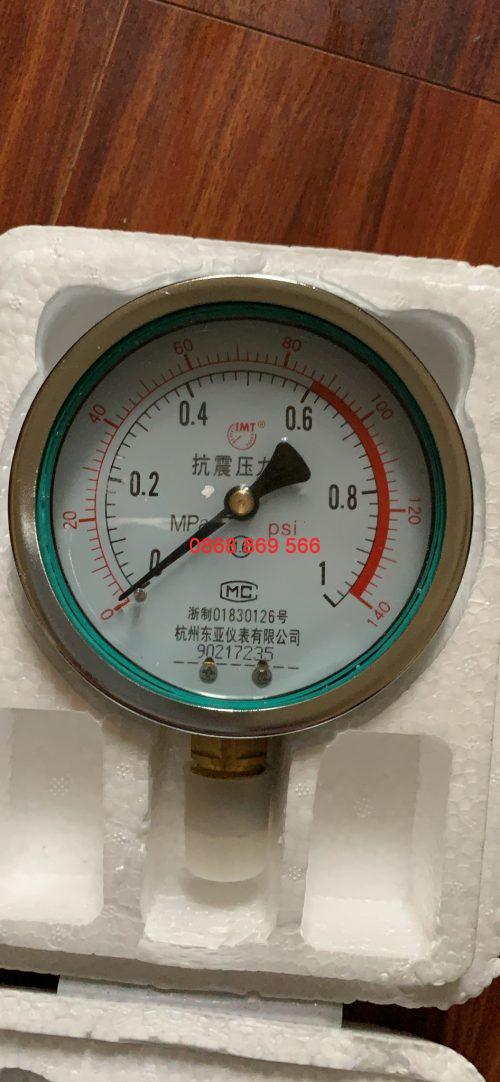 Đồng hồ áp suất Trung Quốc 0-1MPA