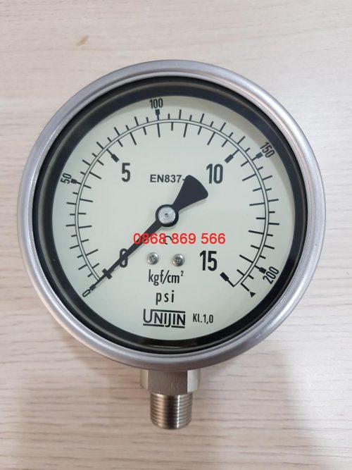 Đồng hồ đo áp suất Unijin P252