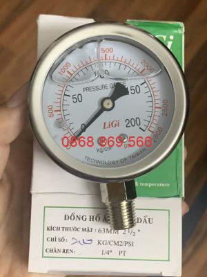 Đồng hồ đo áp suất Ligi 0 - 200kg