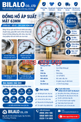 Poster đồng hồ áp suất Trung Quốc F63